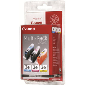 Canon BCI-3E C/M/Y Ink Cartridge Cyan Magenta And Yellow ST