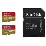 SanDisk MicroSDHC Extreme 32GB 100MB / 60MB.V30.A1 2p AC
