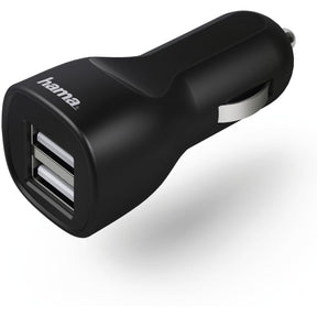Hama Car Charger Pico Dual USB 2.4A Black