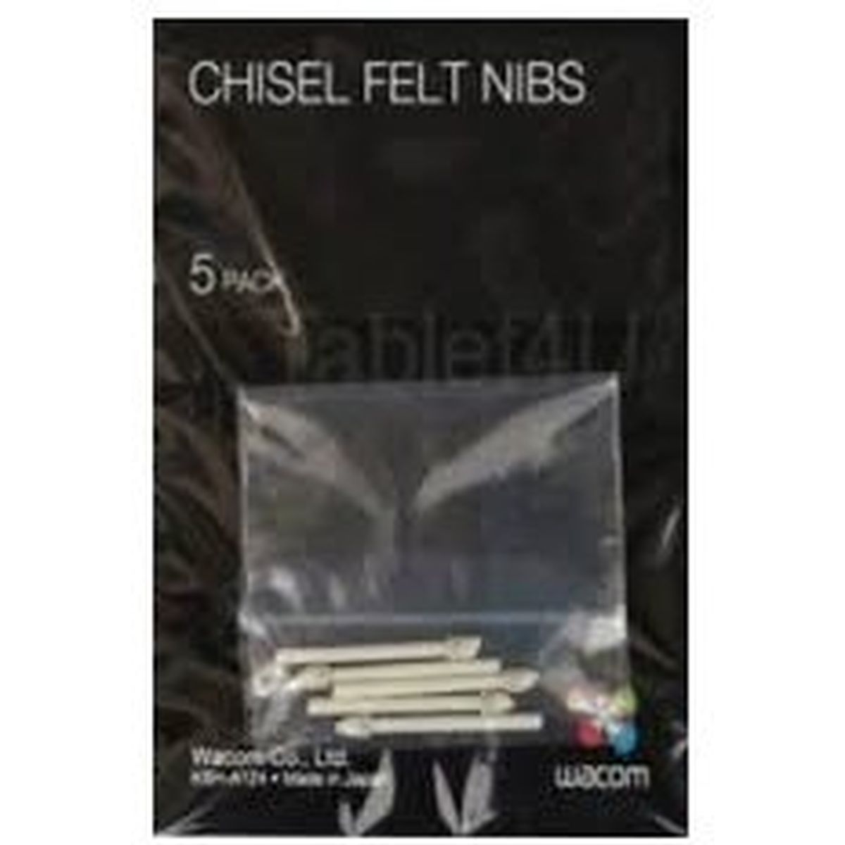 Wacom Chisel Felt Nibs 5 Pack For I4 ACK-20005 - image 2 of 2