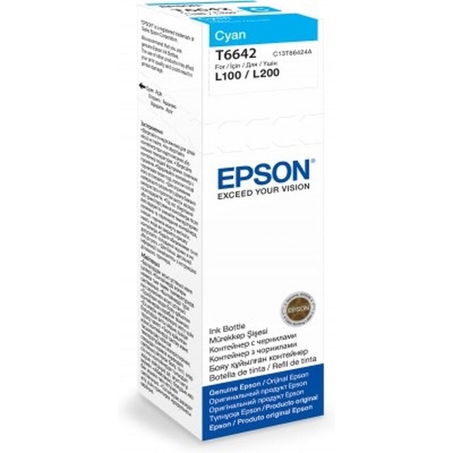 Epson T6642 Cyan Ink Bottle 70ml C13T66424A