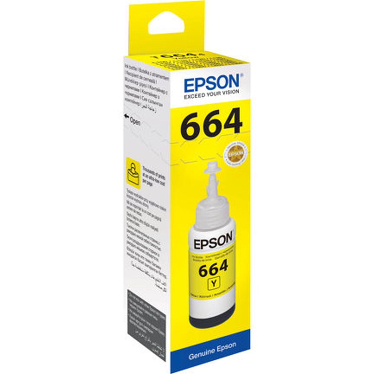 Epson T6644 Yellow Ink Bottle 70ml C13T66444A - image 2 of 2