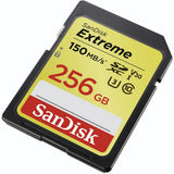 SanDisk SDXC Extreme 256GB V30 U3 UHS-I 150MB/s
