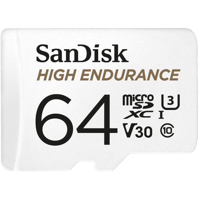 SanDisk MicroSDHC Dashcam & Home Monitoring 64GB