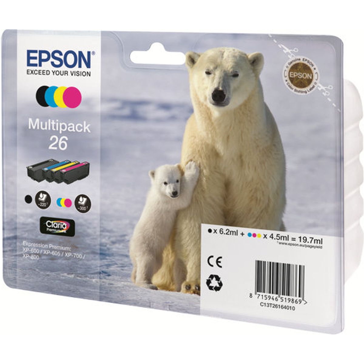 Epson 26 Multipack BCYM SC RF-AM T26164020 - image 2 of 2