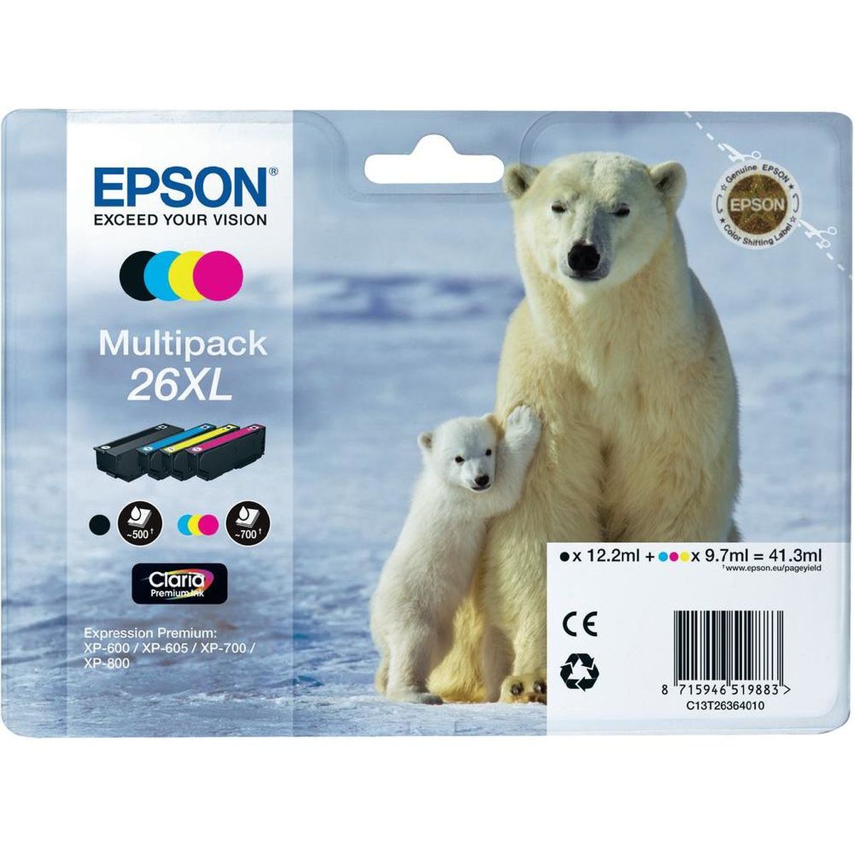 Epson 26XL Multipack BCYM HC RF-AM T26364020
