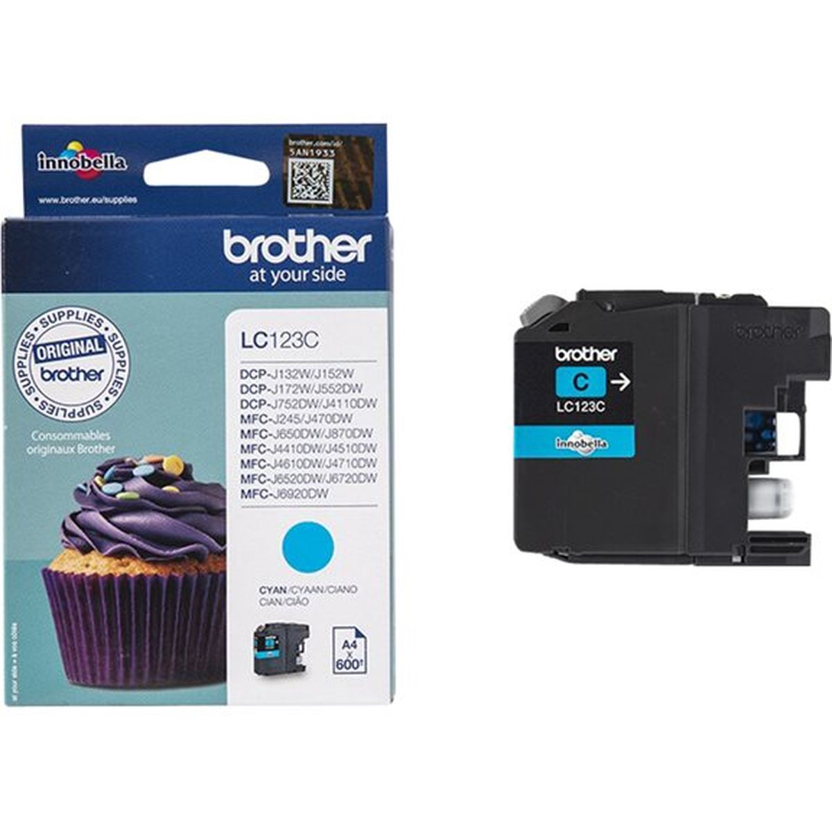 Brother LC-123C Cyan Standard Capacity - image 2 of 2