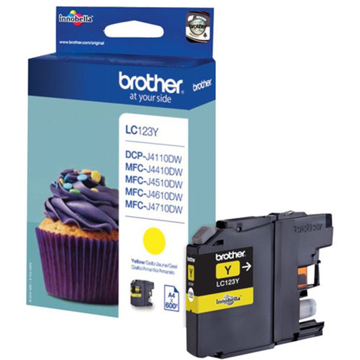 Brother LC-123Y Yellow Standard Capacity - image 2 of 3