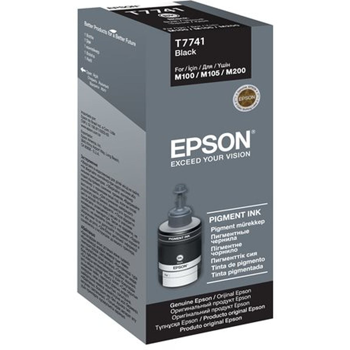 Epson T7741 Pigment Black Ink Bottle 140ml C13T77414A - image 2 of 2