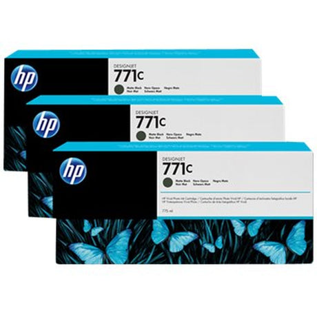 HP 771C Matt Black SC 3X 775ml 3-pack B6Y31A - image 2 of 2