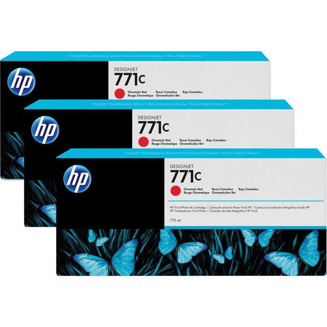 HP 771C Chromatisch Red SC 3X 775ml 3-pack B6Y32A