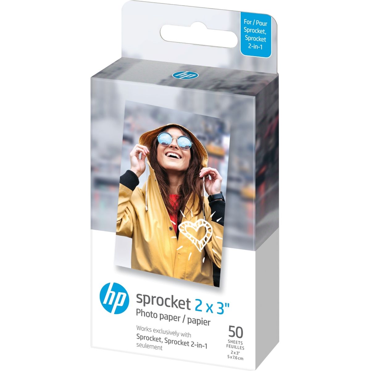 HP Zink Paper 50 Pack 2x3