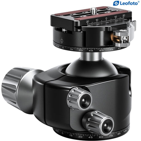 Leofoto LH-55PCL (w/ PCL-70 Clamp) 55mm Low Center Of Gravity Ball Head - image 4 of 5