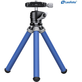 Leofoto MT-02C+LH-22 (Blue) Mini Table Tripod Kit