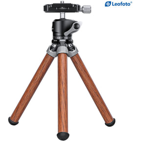 Leofoto MT-02C+LH-22 (Wood) Mini Table Tripod Kit