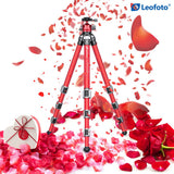 Leofoto LA-324C+LH-40(Red) CNC Tripod Hard Anodize - image 2 of 5