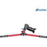 Leofoto LA-324C+LH-40(Red) CNC Tripod Hard Anodize - image 3 of 5