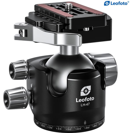 Leofoto 47mm Low Center Of Gravity Ball Head(w/ LR-60 Lever Clamp)