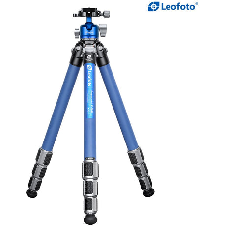 Leofoto LP-284C+LH-30(Blue)kit CNC Tripod Hard Anodize