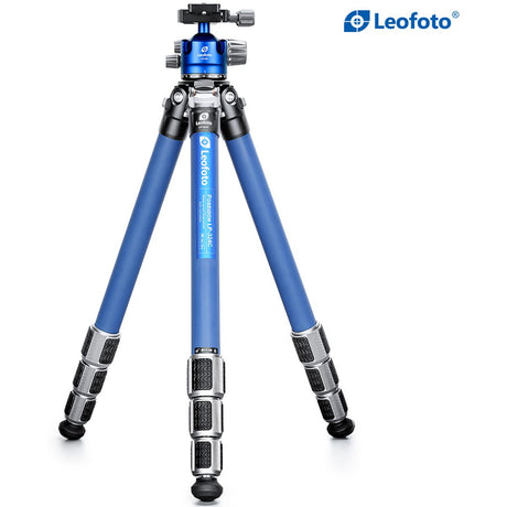 Leofoto LP-324C+LH-40(Blue)kit CNC Tripod Hard Anodize
