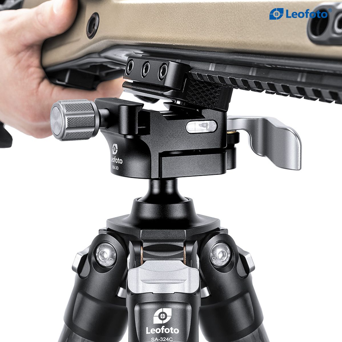 Leofoto SA-324C+MA-30 CNC Tripod Hard Anodize - image 4 of 4