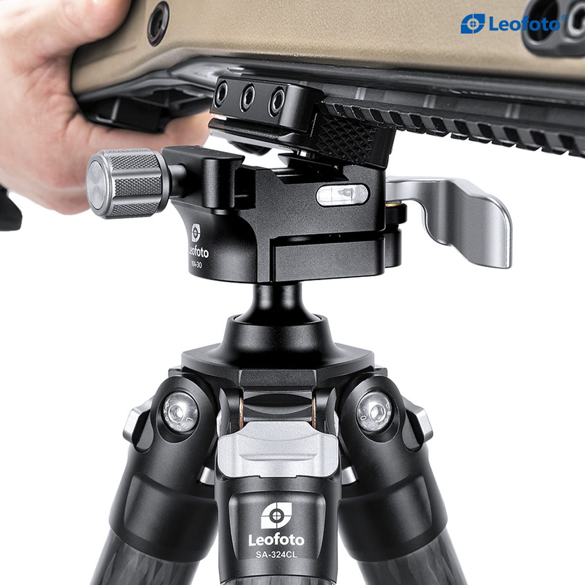Leofoto SA-324CL+MA-30 CNC Tripod Hard Anodize - image 3 of 5