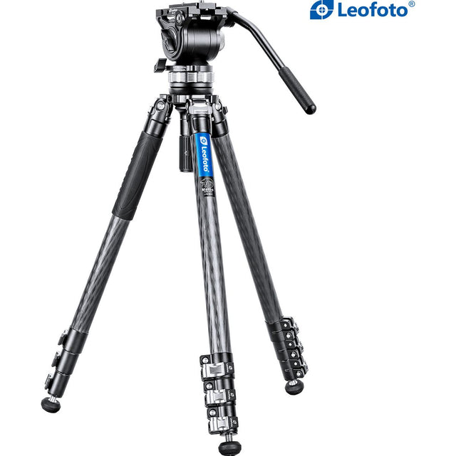 Leofoto LVM-324C+BV-15 Flip Lock Carbon Fiber Tripod