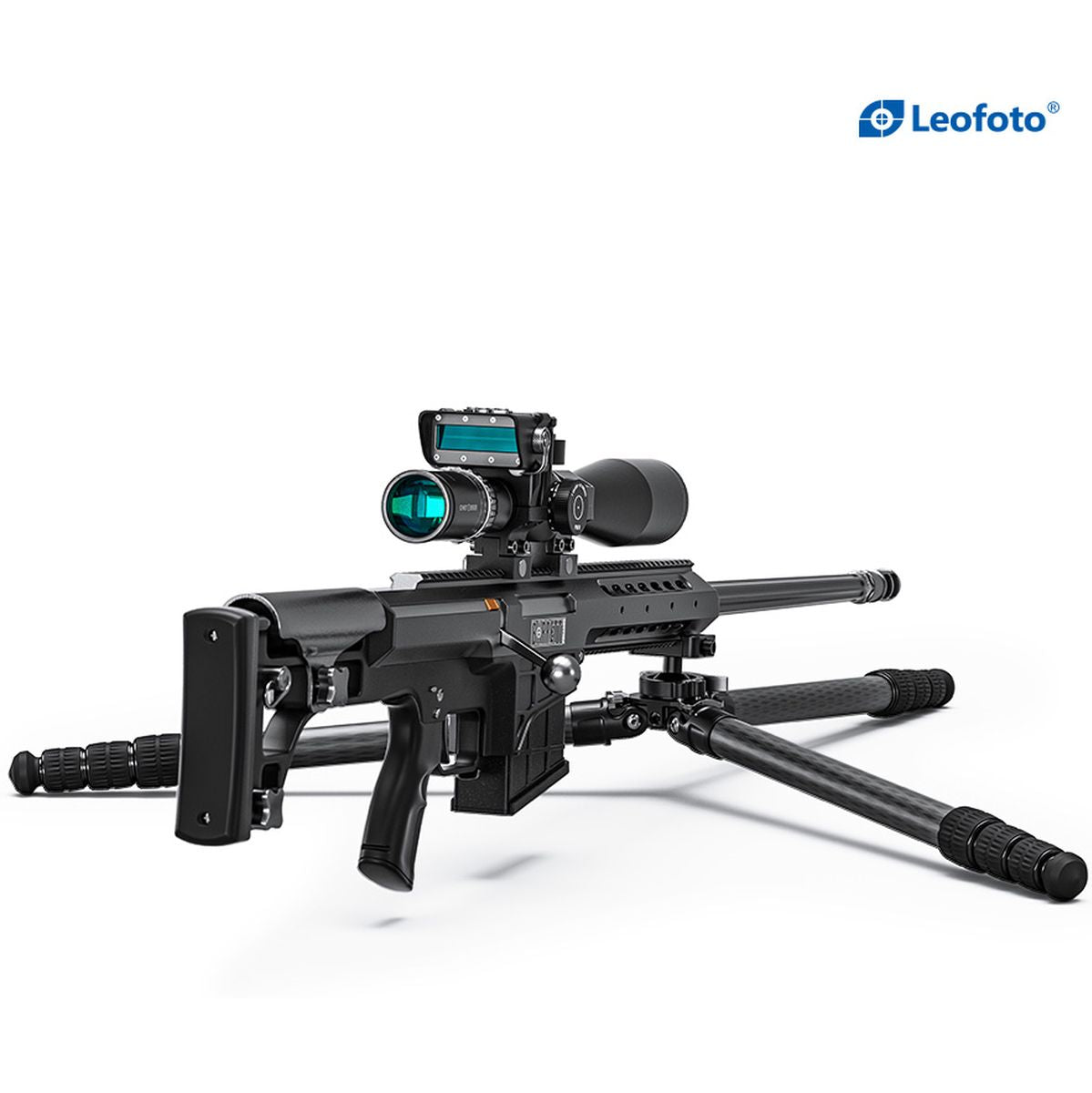 Leofoto ST-324C Rifle Support Tripod 32mm Max Leg - image 4 of 5