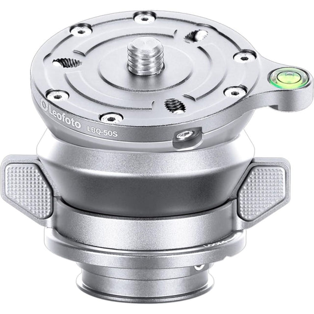 Leofoto LBQ-50S Silver Leveling Base