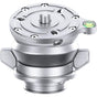 Leofoto LBQ-50S Silver Leveling Base