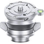 Leofoto LBQ-60S Silver Leveling Base