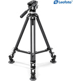 Leofoto LVC-193C+BV-15 Carbon Fiber Twin Leg Tripod