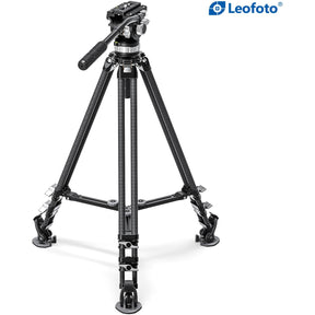 Leofoto LVC-193C+BV-15 Carbon Fiber Twin Leg Tripod