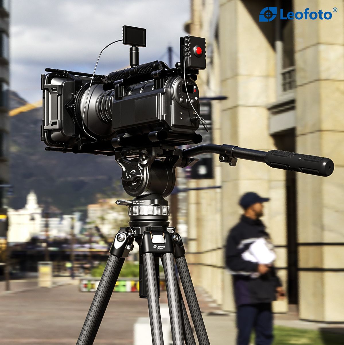 Leofoto LVC-193C+BV-15 Carbon Fiber Twin Leg Tripod - image 3 of 5