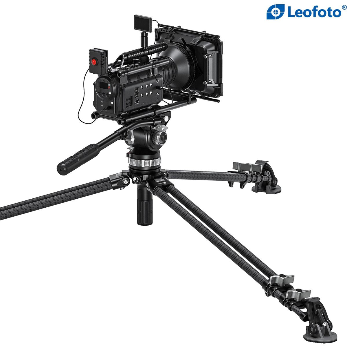 Leofoto LVC-193C+BV-15 Carbon Fiber Twin Leg Tripod - image 5 of 5