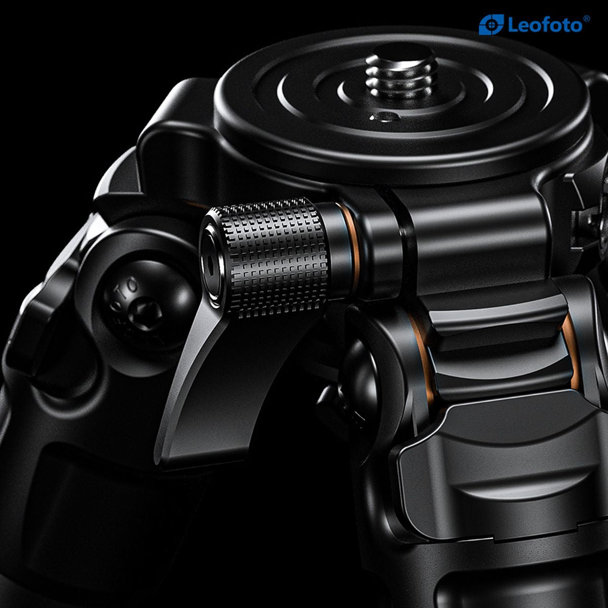 Leofoto LG-284C+LH-36R(Black) CNC Tripod Hard Anodize - image 3 of 5