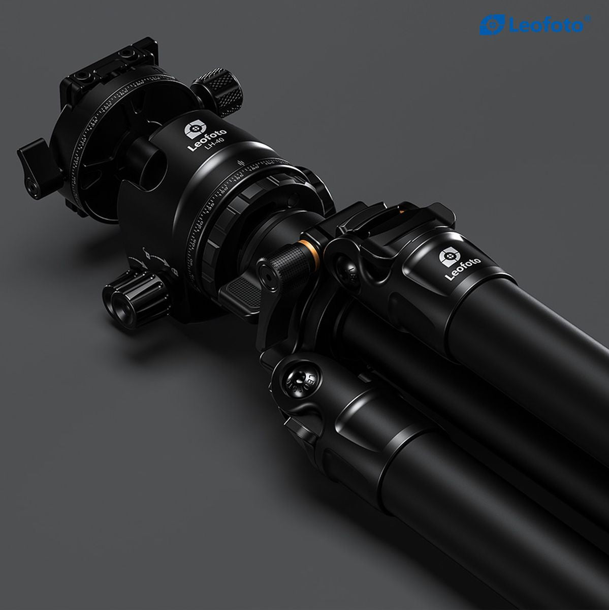 Leofoto LG-324C+LH-40R(Black) CNC Tripod - image 2 of 5