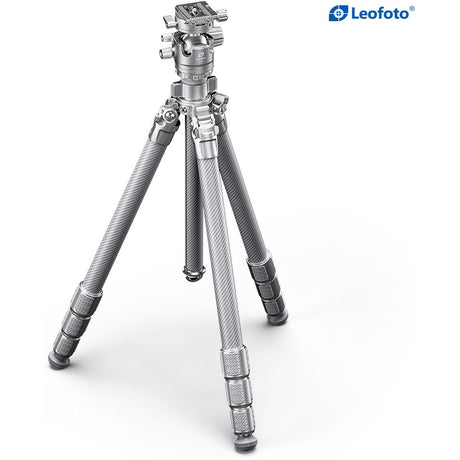 Leofoto LG-284C+LH-36R(Silver) CNC Tripod Hard Anodize