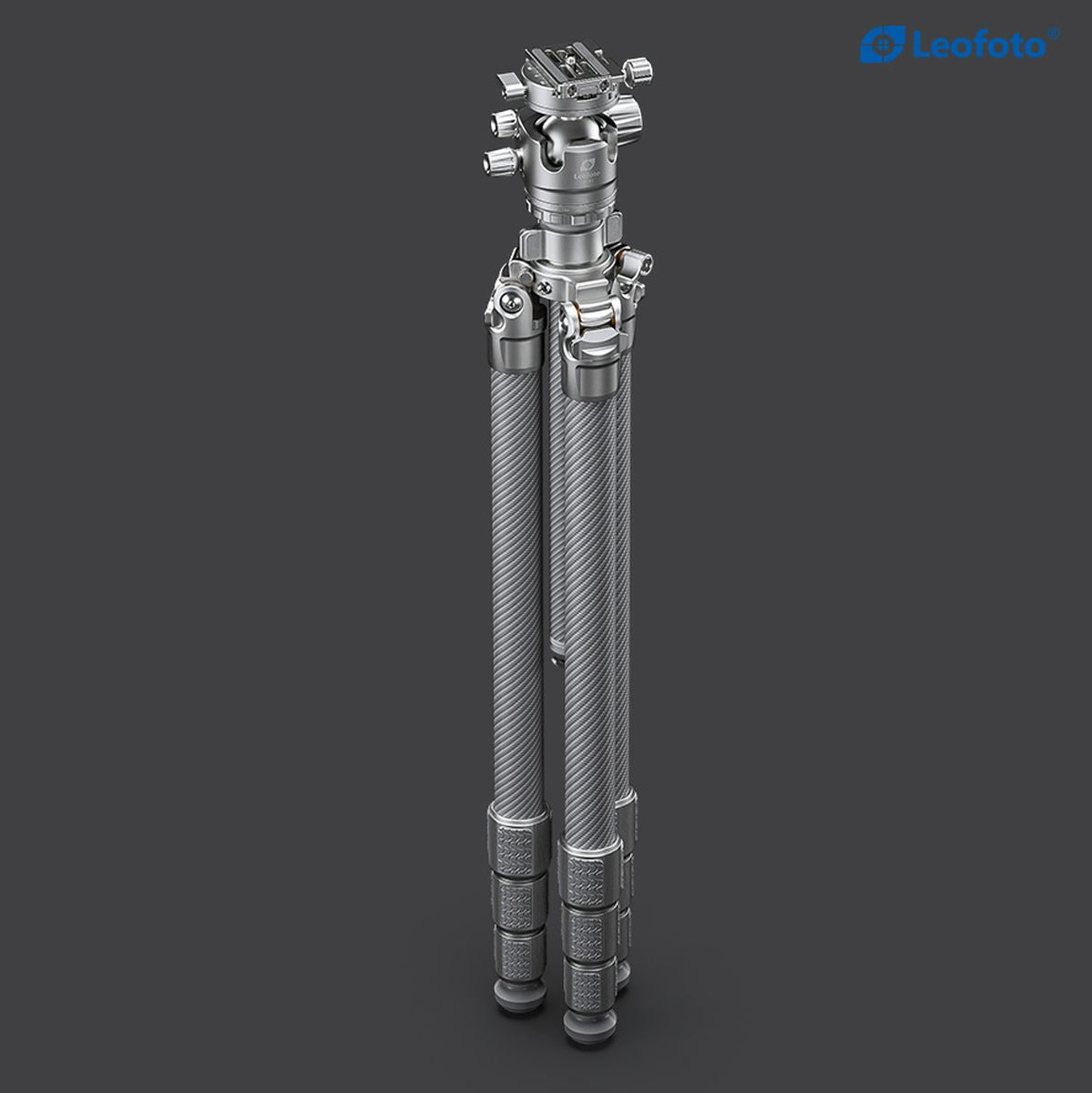 Leofoto LG-324C+LH-40R(Silver) CNC Tripod - image 3 of 5