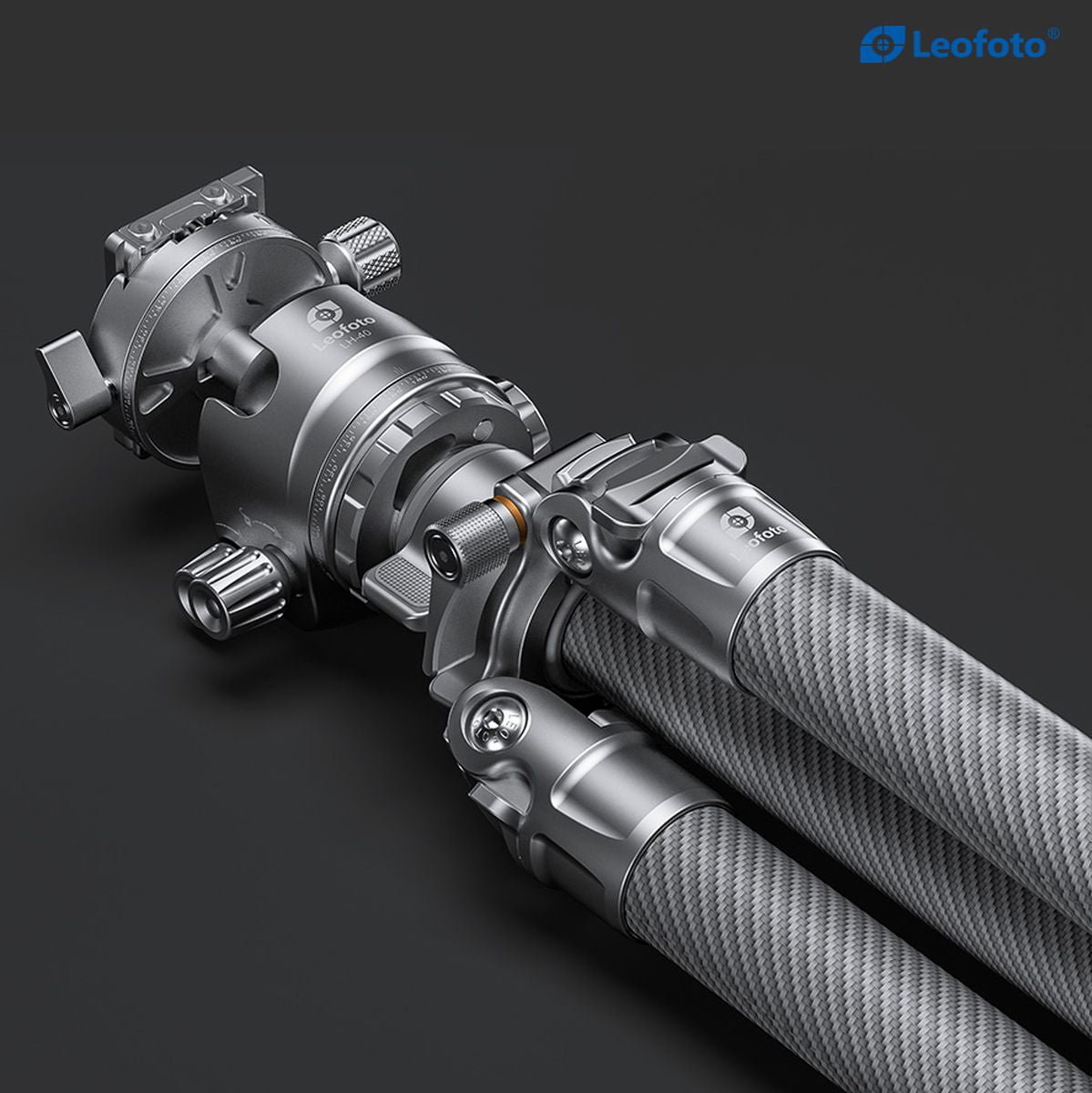 Leofoto LG-324C+LH-40R(Silver) CNC Tripod - image 4 of 5