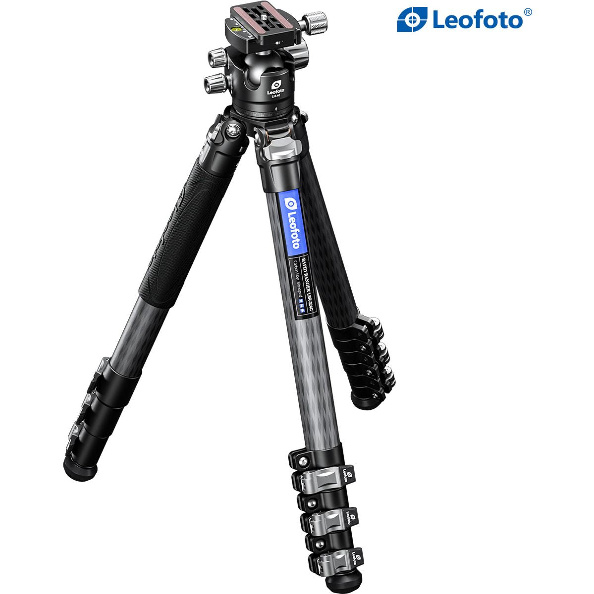 Leofoto LSR-324C+LH-40 CNC Tripod w/ Leveling Base And Panning Clamp