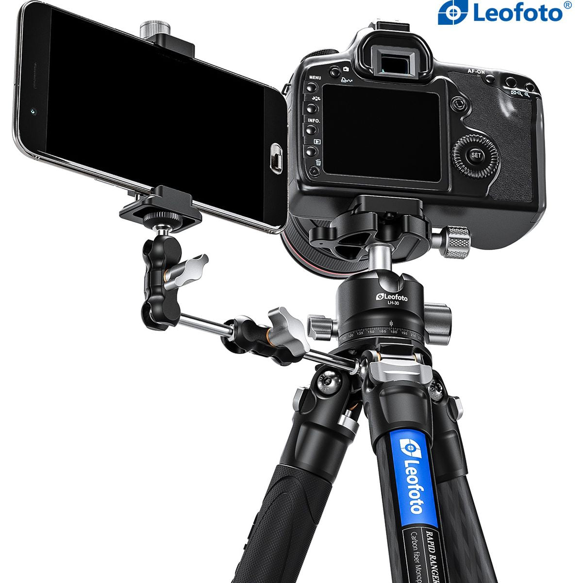 Leofoto LSR-284C+LH-30 CNC Tripod w/ Leveling Base And Panning Clamp - image 4 of 5