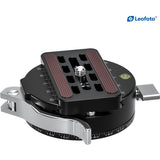 Leofoto PCL-70+QP-70N Panning Clamp w/ Quick Release Lock System