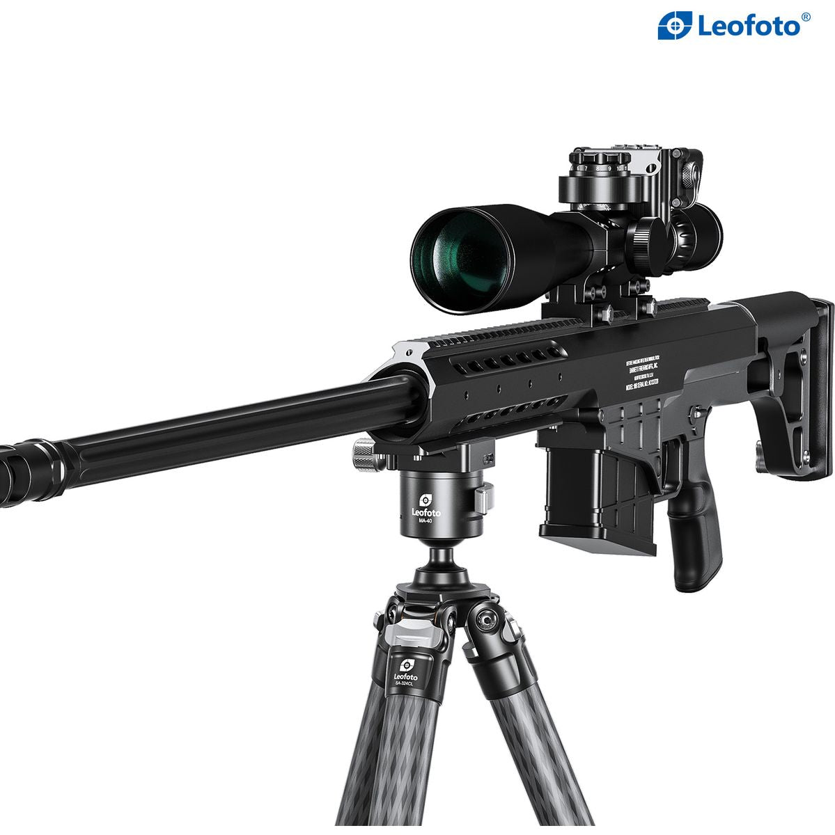 Leofoto SA-324CL+MA-40 CNC Tripod Hard Anodize - image 2 of 5