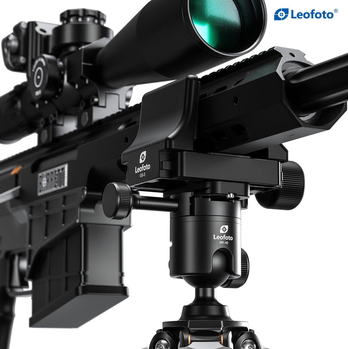Leofoto SA-364C+MK-40+GS-3 CNC Tripod Hard Anodize - image 2 of 5