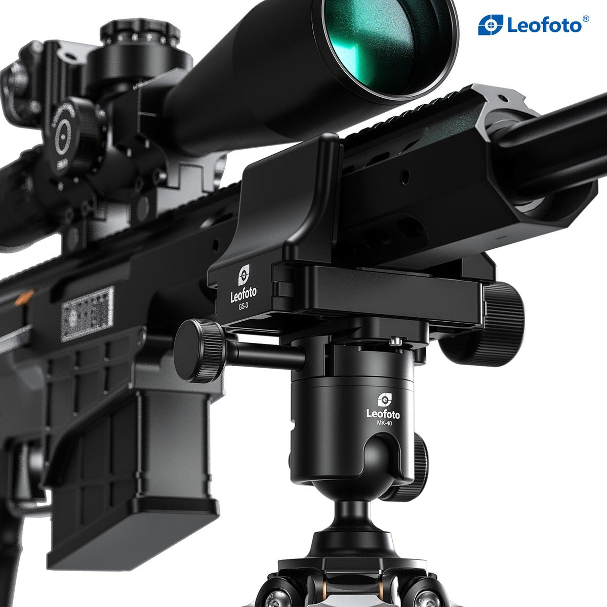 Leofoto SA-364CL+MK-40+GS-3 CNC Tripod Hard Anodize - image 4 of 5
