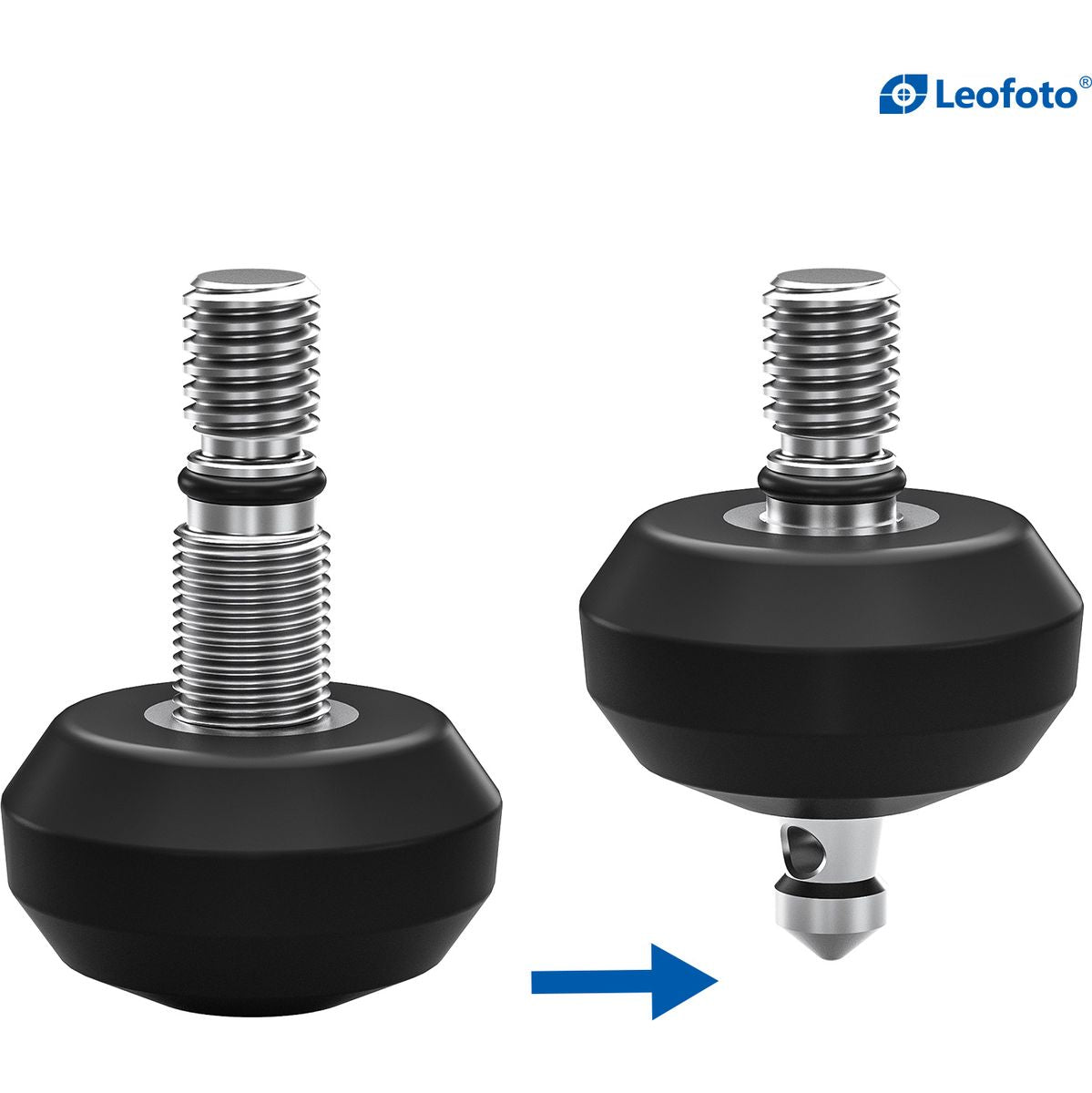Leofoto Rubber Foot For Leofoto Tripod (3 Pcs) - image 3 of 5