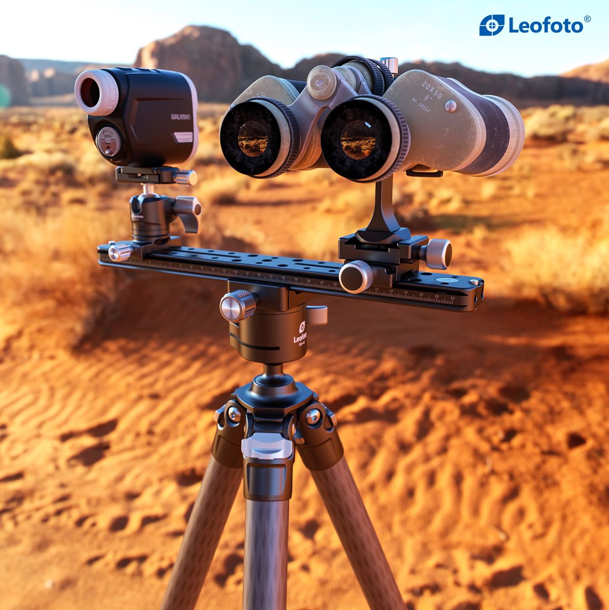 Leofoto FDM-03 Binocular Rangefinder Rail Kit - image 2 of 5