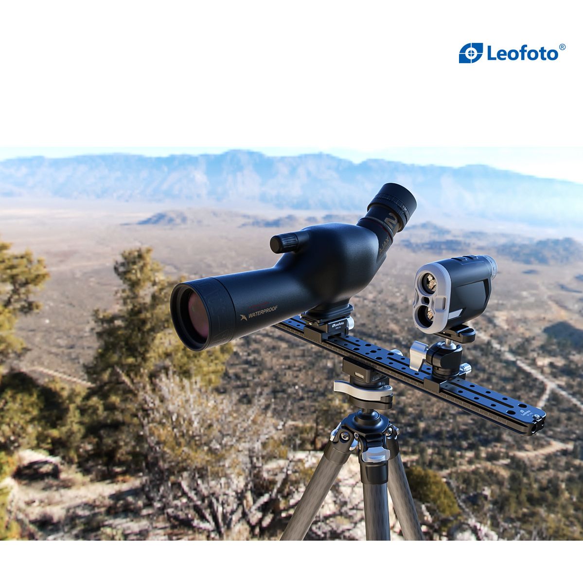 Leofoto FDM-04 Binocular Rangefinder Rail Kit - image 2 of 5