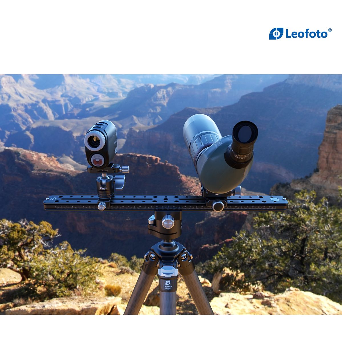 Leofoto FDM-04 Binocular Rangefinder Rail Kit - image 5 of 5